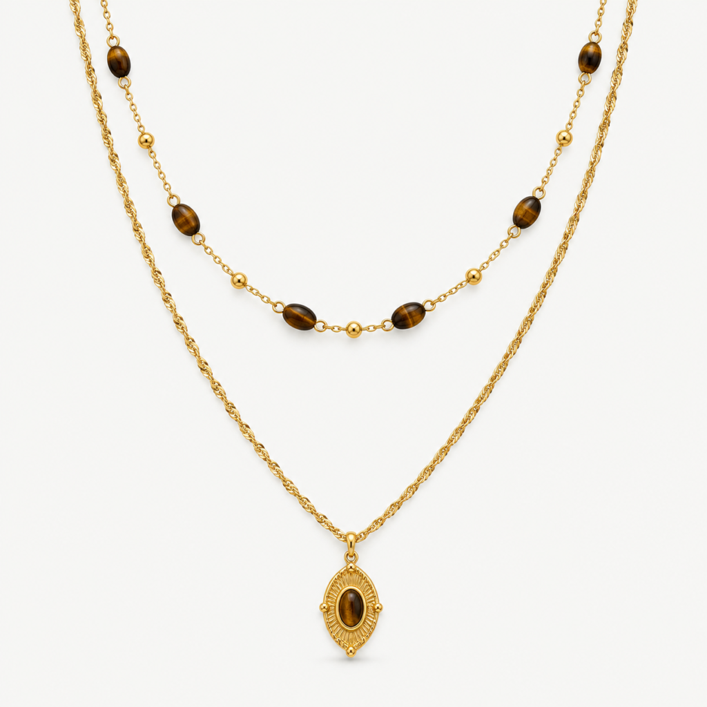 Nature's gift tiger's eye necklace